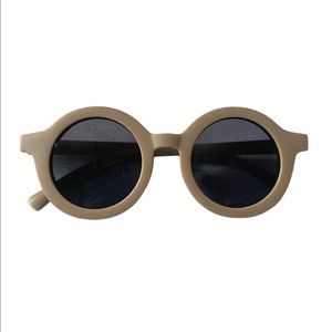 Zara Kids Recycled Plastic Cocoa Brown Unisex Sunglasses UV 400 Protection NEW